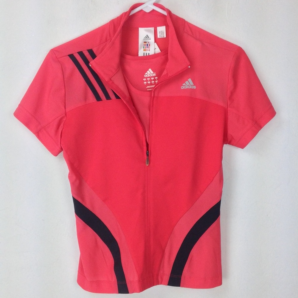 Adidas pink layer top